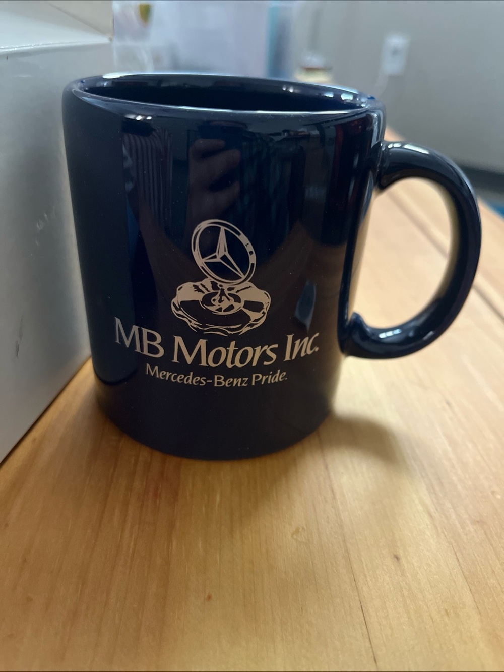 MB Motors Inc. Mercedes-Benz Pride Navy Ceramic Vintage Mug